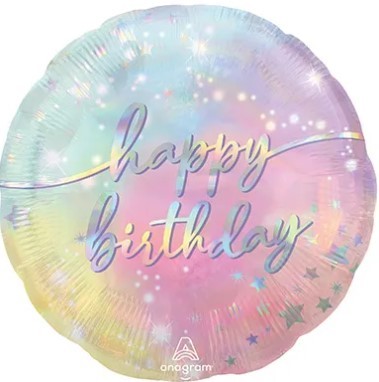 1202-3545 Шарик 45см Happy Birthday Сияние 1202-3545 Шарик 45см Happy Birthday Сияние