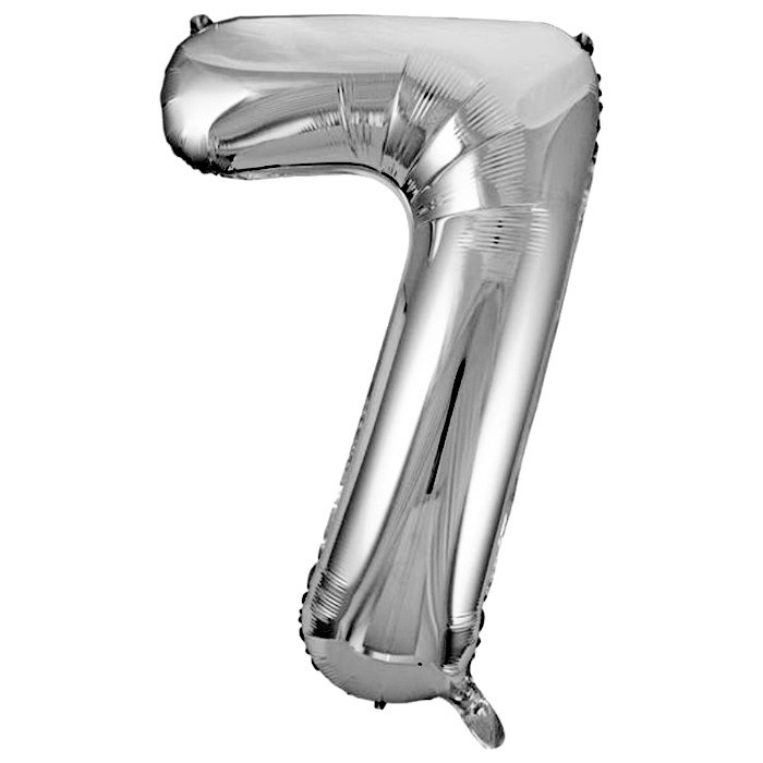 1207-3828 ЦИФРА 7 40" Металлик Silver 1207-3828 ЦИФРА 7 40" Металлик Silver