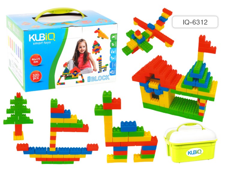 IQ-6312 Конструктор пластиковый BLOCK, 320 деталей