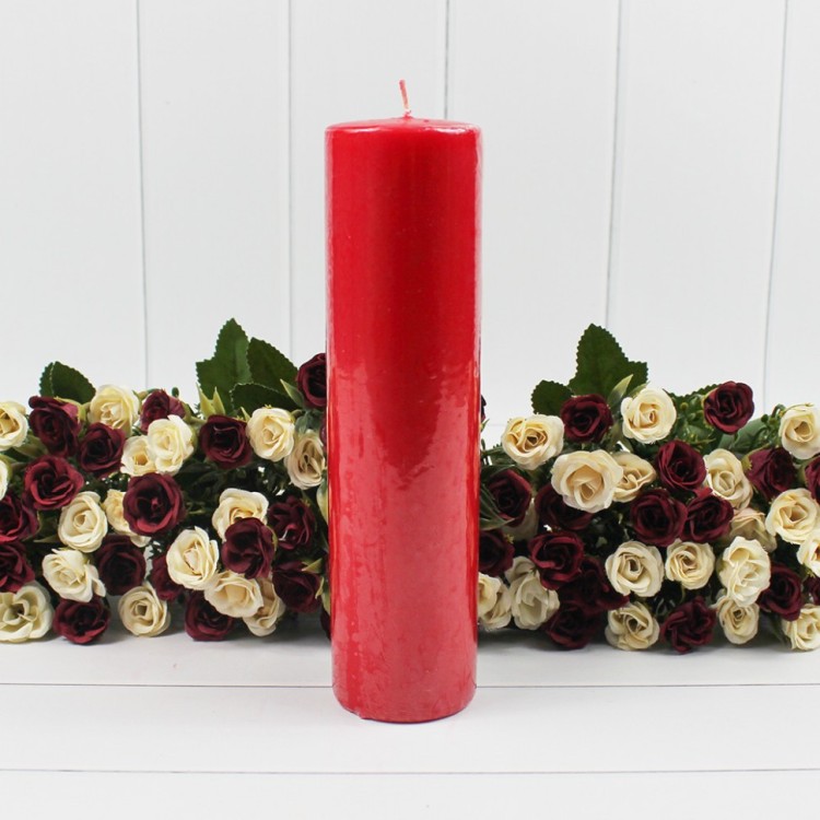 1380450800 Цилиндр 50 Н150 свеча парафиновая красный